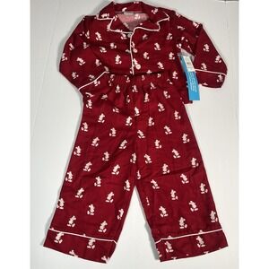 Disney Store 2-Piece Winter Pajama Set Mickey‎ Mouse Toddler Boy Sz 2/3 NWT